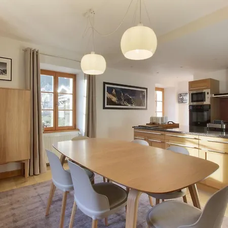 아파트 Les Alpins - Centre De - Renove Avec Jardin Et Vue Imprenable Sur Le Montblanc *