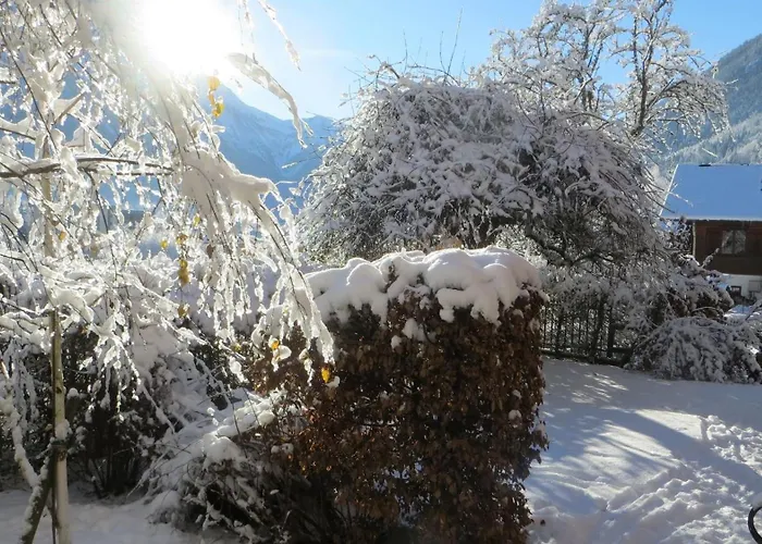 Les Alpins - Centre De - Renove Avec Jardin Et Vue Imprenable Sur Le Montblanc Апартаменты