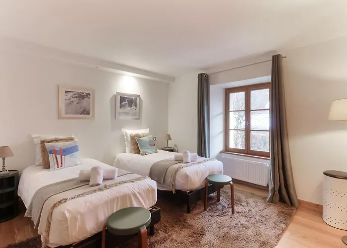 Апартаменты Les Alpins - Centre De - Renove Avec Jardin Et Vue Imprenable Sur Le Montblanc