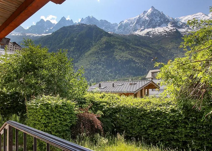 Les Alpins - Centre De - Renove Avec Jardin Et Vue Imprenable Sur Le Montblanc