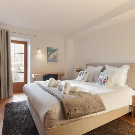 Les Alpins - Centre De - Renove Avec Jardin Et Vue Imprenable Sur Le Montblanc