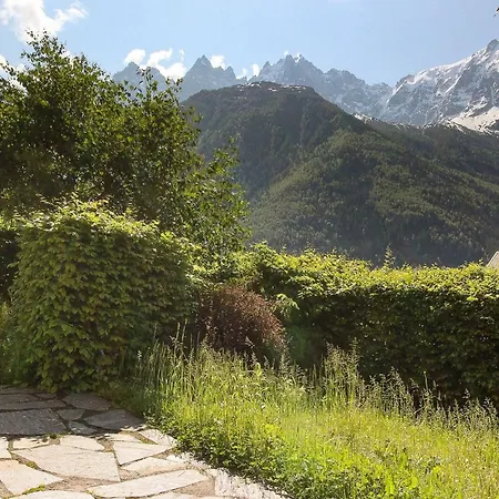 Les Alpins - Centre De - Renove Avec Jardin Et Vue Imprenable Sur Le Montblanc Chamonix
