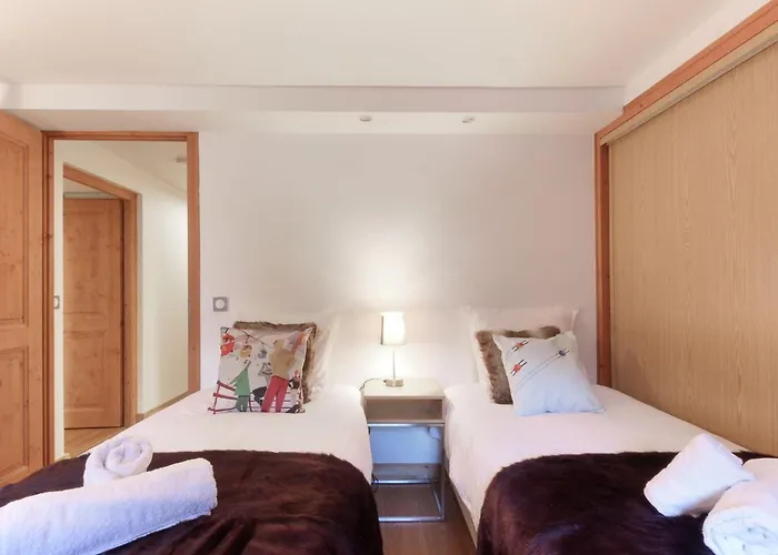 Les Alpins - Centre De - Renove Avec Jardin Et Vue Imprenable Sur Le Montblanc Appartement *