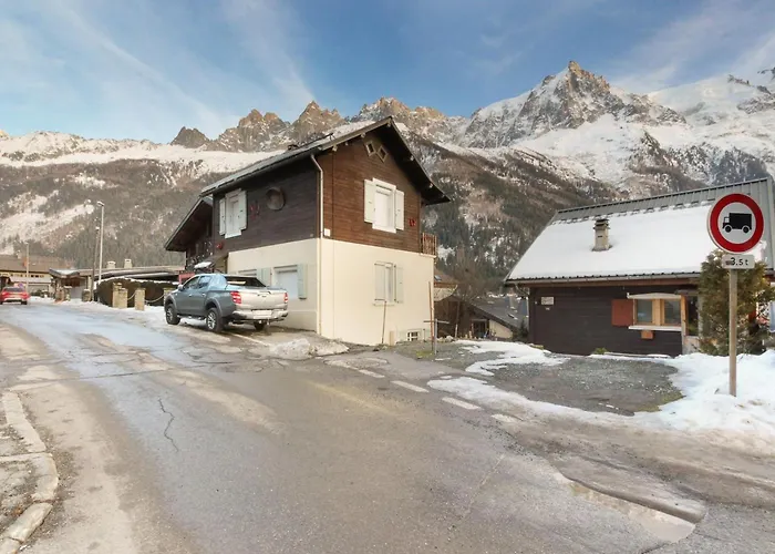 Appartement Les Alpins - Centre De - Renove Avec Jardin Et Vue Imprenable Sur Le Montblanc