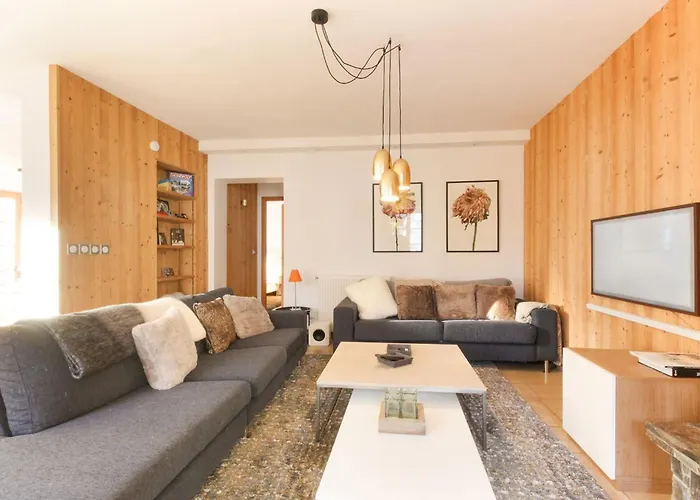 Les Alpins - Centre De - Renove Avec Jardin Et Vue Imprenable Sur Le Montblanc