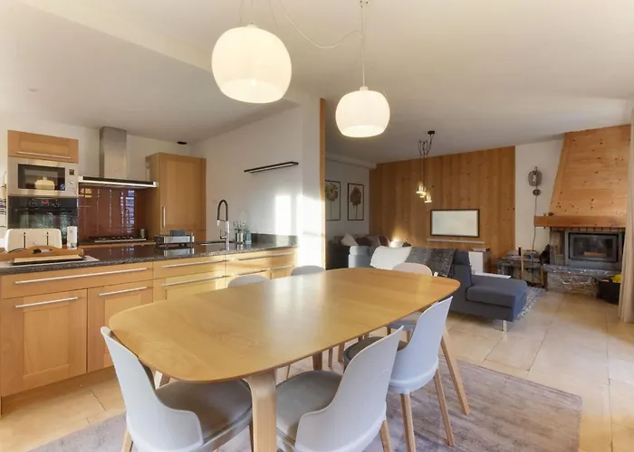 Les Alpins - Centre De - Renove Avec Jardin Et Vue Imprenable Sur Le Montblanc *